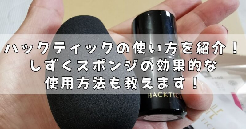 ハックティックの使い方を紹介